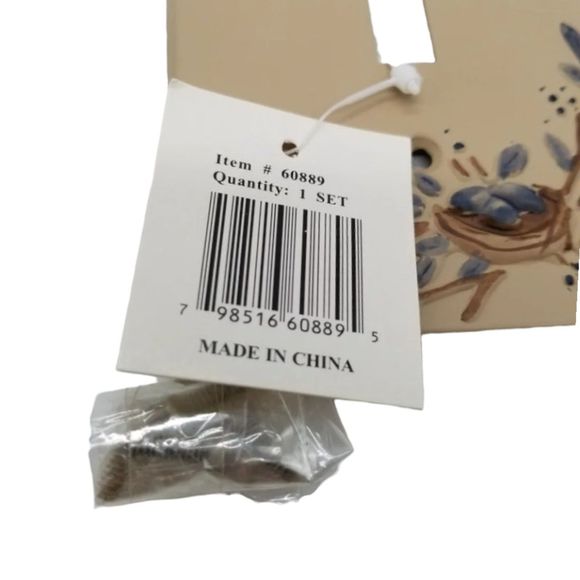 Single Switch Plate Covers Blue Bird Branch Brown Tender Heart Treasures 2002 - Picture 6 of 6